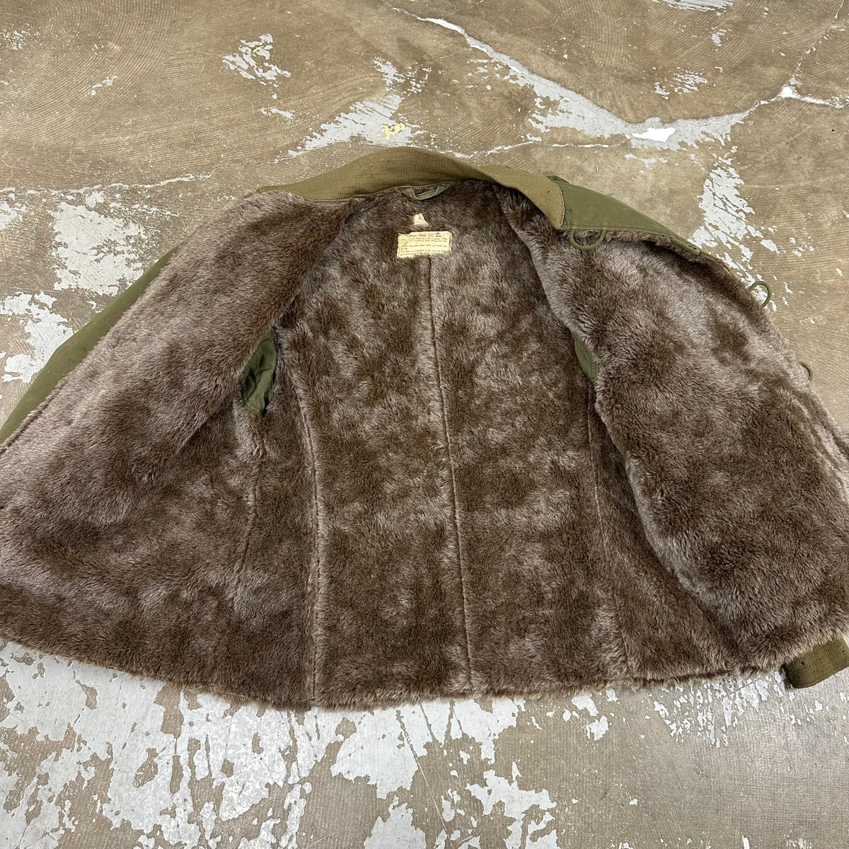1940’s WWII M-43 Pile Liner Jacket Size 36