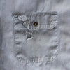1940’s Anthony’s Buckhide Grey Cotton Work Shirt Large 24” Chest
