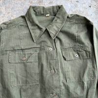 1940’s WWII Women’s Army Corps HBT Fatigue Shirt Large