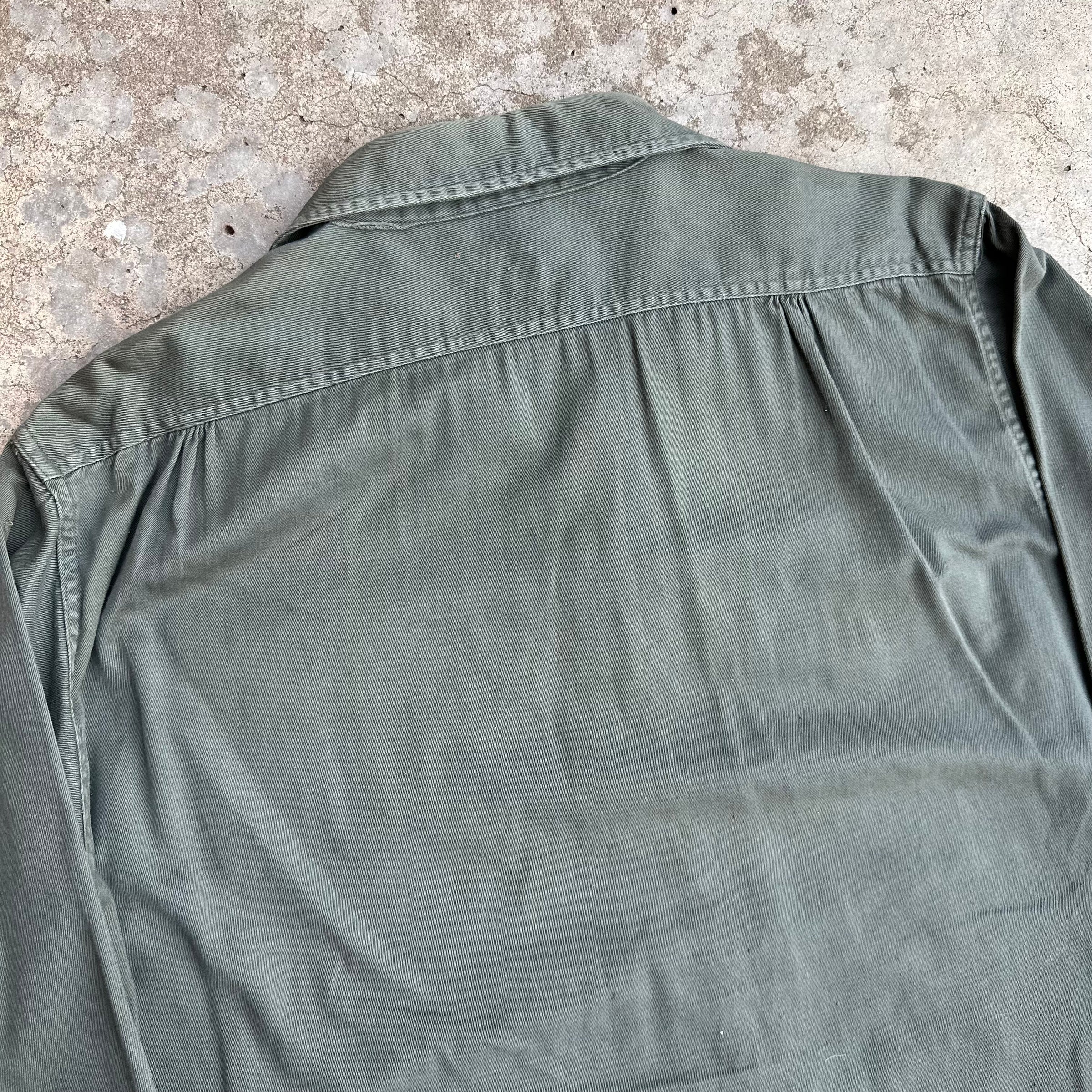 1960’s/70’s Lee Chetopa Cotton Gusseted Work Shirt Large