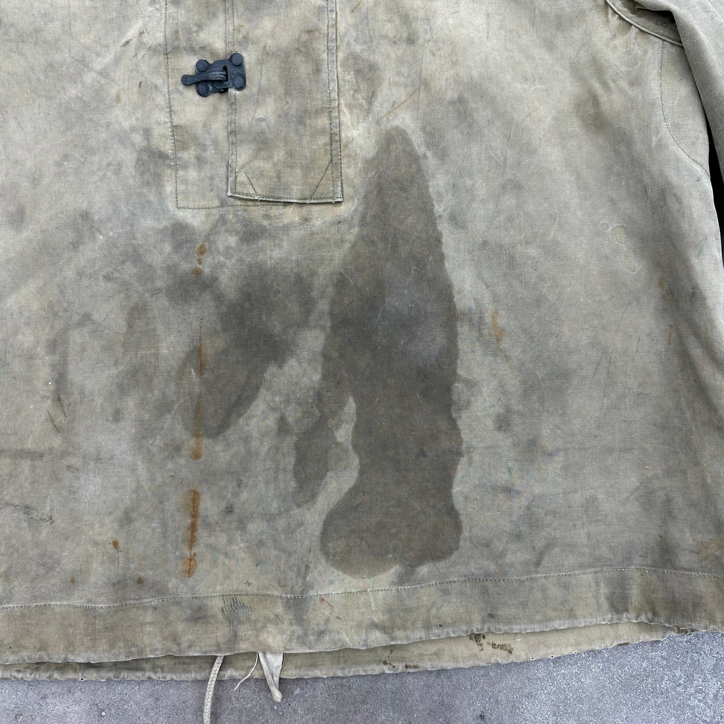 1940’s WWII USN Hook Clasp Foul Weather Parka 26” Chest