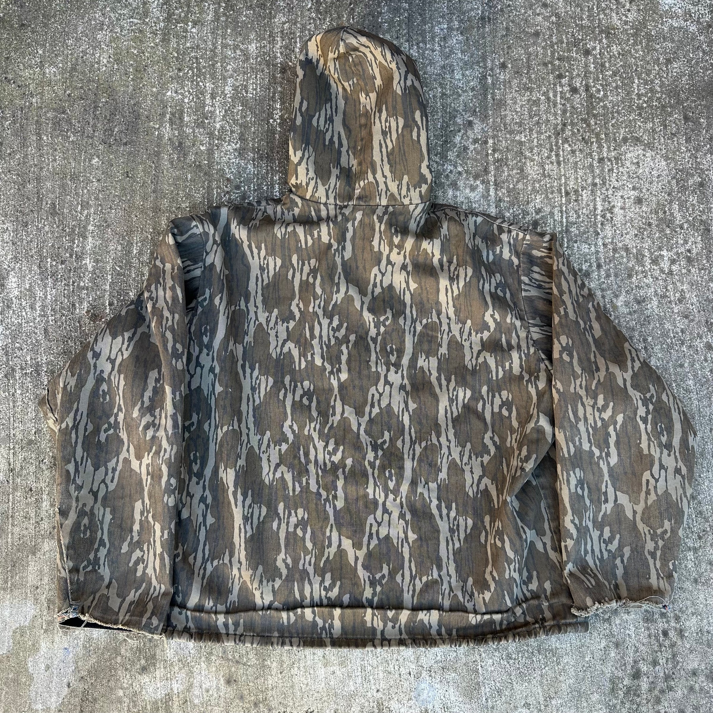 1980’s/90’s Key Imperial Mossy Oak Camo Hooded Work Jacket XL