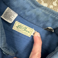 1960’s LL Bean Script Label Chamois Cotton Flannel Shirt Large