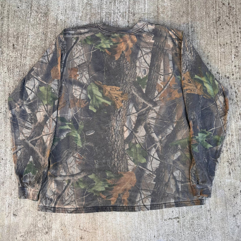 1990’s/Y2K Liberty Real-Tree Camo Longsleeve T-Shirt L/XL