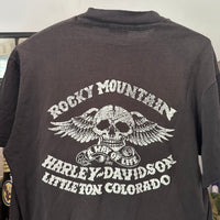1980’s Harley Davidson Sportster Skull T-Shirt Medium