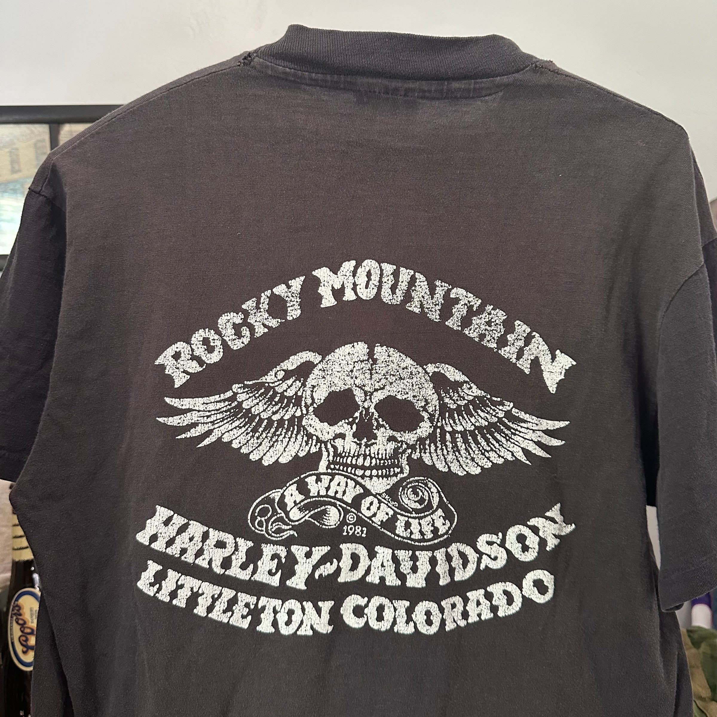 1980’s Harley Davidson Sportster Skull T-Shirt Medium