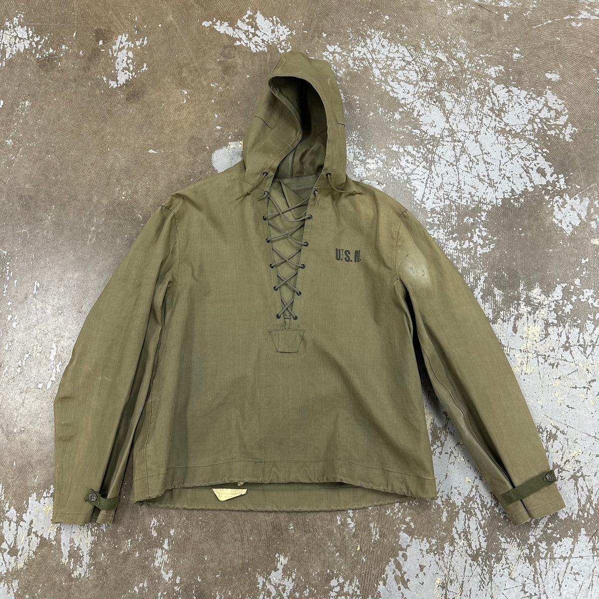 1940’s WWII USN Wet Weather Parka Size Small