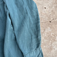 1950’s/60’s Burlington Air Express Patched Cotton Gusseted Work Shirt Large