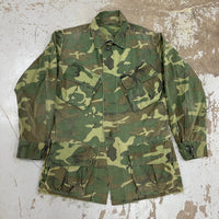 1960’s Vietnam War Poplin ERDL Camo Jungle Jacket Small Regular