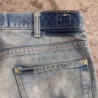 1960’s Half Selvedge Lee Riders Denim Jeans 35” x 28”