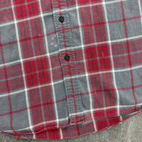 1990’s Land’s End Plaid Cotton Shirt Large
