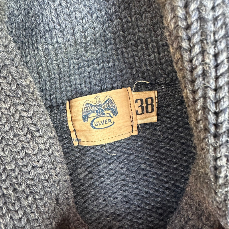 1930’s/40’s Culver Military Academy Shawl Collar Sweater Size 38