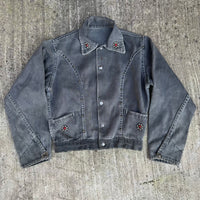 1950’s/60’s Kids Studded Black Denim Jacket