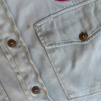 1960’s Coca Cola Employee Khaki Work Shirt Medium