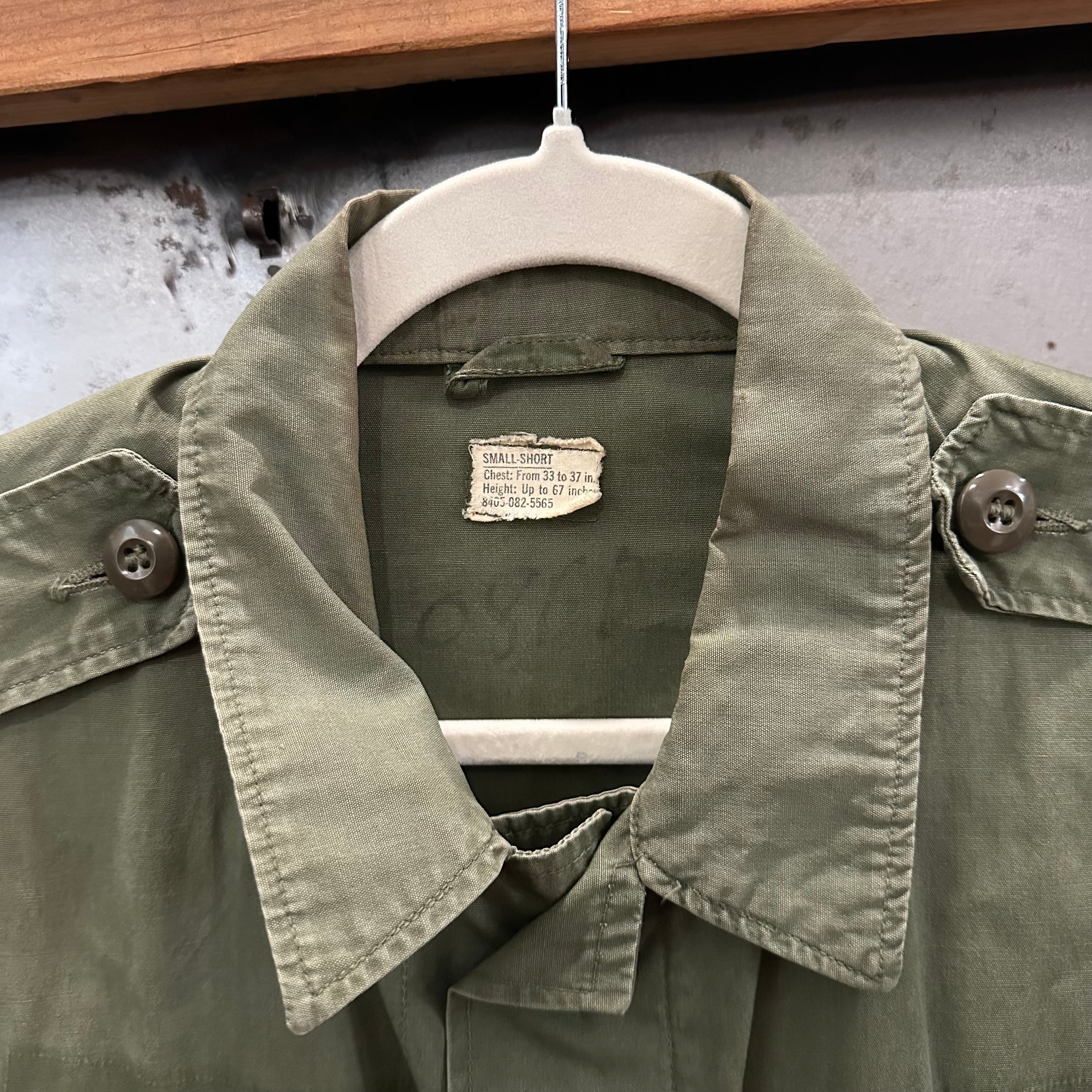 1960’s Vietnam War Second Pattern Poplin Jungle Jacket Small Regular
