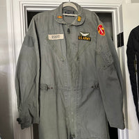 1970’s Vietnam War MAC-V Patched K-2B Very Light Flight Suit Medium Long