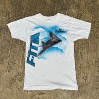 1980’s/90’s F-117A Nighthawk Airbrushed T-Shirt Small