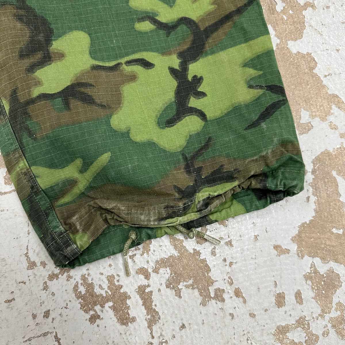1960’s Mint Vietnam War ERDL Camo Ripstop Jungle Pants Large Short