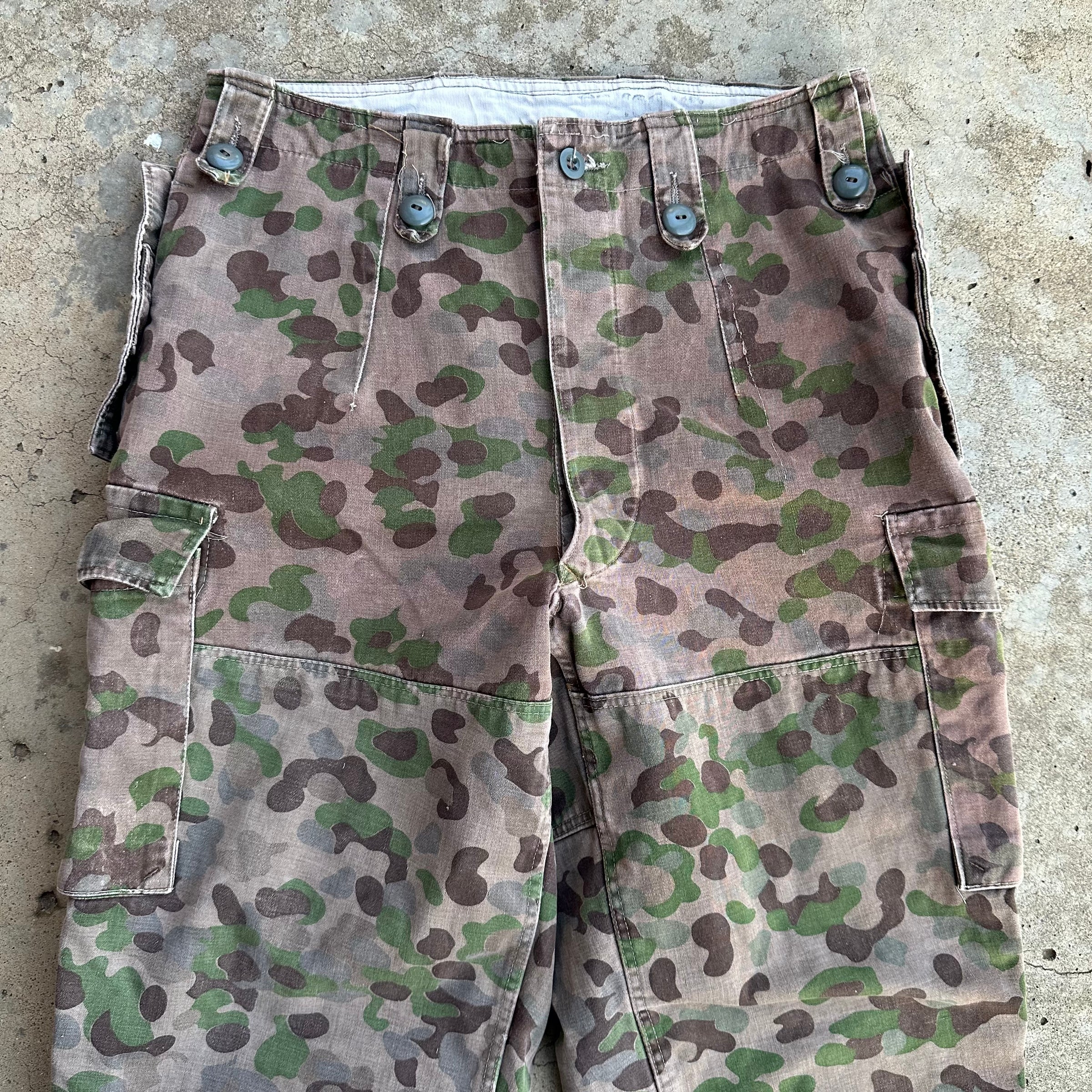 1970’s Austrian Pea Dot Camo Field Pants 32” Waist