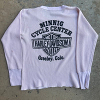 1980’s Harley Davidson Unicorn Thermal Longsleeve Shirt Small