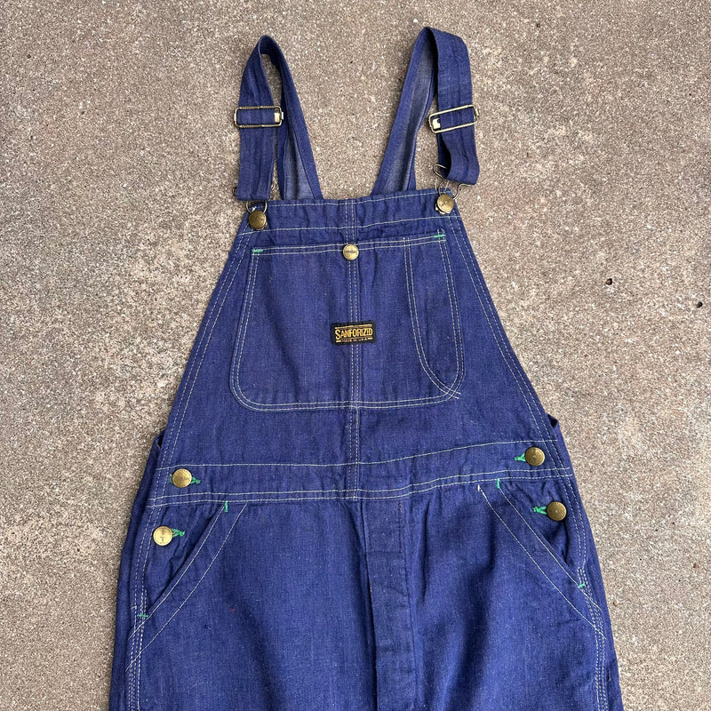 1950’s/60’s Mint Sanforized Denim Overalls 30” Waist