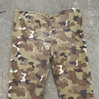 1960’s/70’s Vietnam War ARVN Police Cloud Camo Cotton Shell Pants 28” - 39” Waist