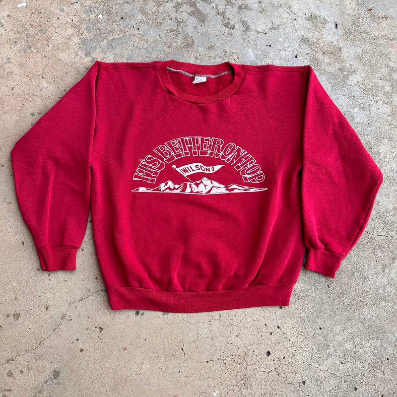 1970’s Wilson 3 Mountain Peak Russell Sweatshirt Medium