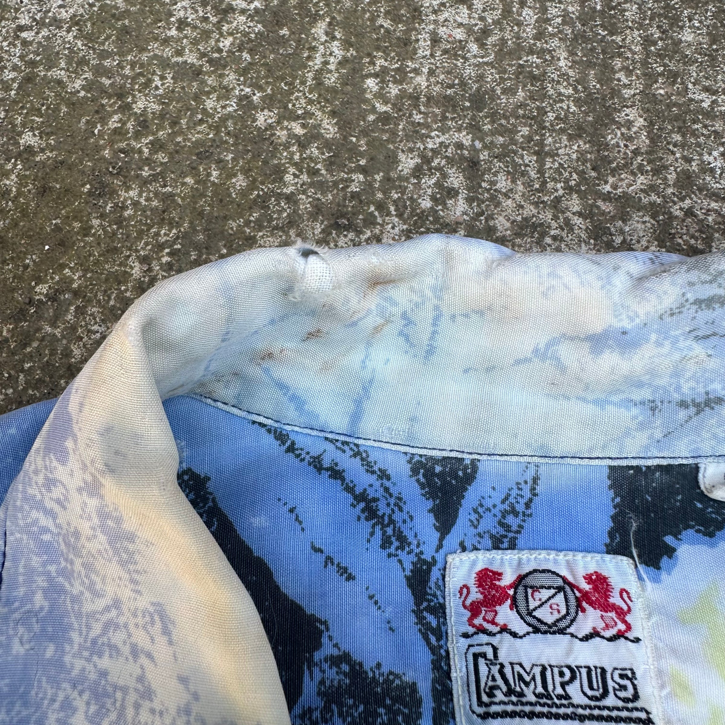 1960’s Campus Rayon Hawaiian Shirt Large