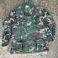 1970’s USMC Stenciled ERDL Camo Jungle Jacket Small Regular
