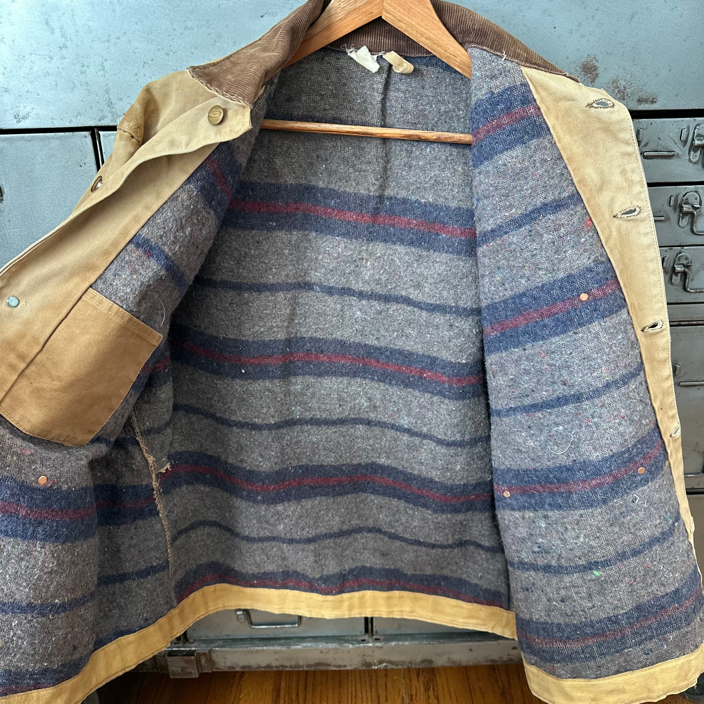 1960’s Carhartt Blanket Lined Duck Canvas Chore Coat