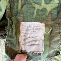 1960’s Vietnam War Poplin ERDL Camo Jungle Pants Large Short