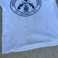 1970’s Thrashed Dodge City Kansas Centennial Ringer T-Shirt XS