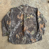 1990’s FieldStaff Mossy Oak Hunting Camo Shirt XL/XXL