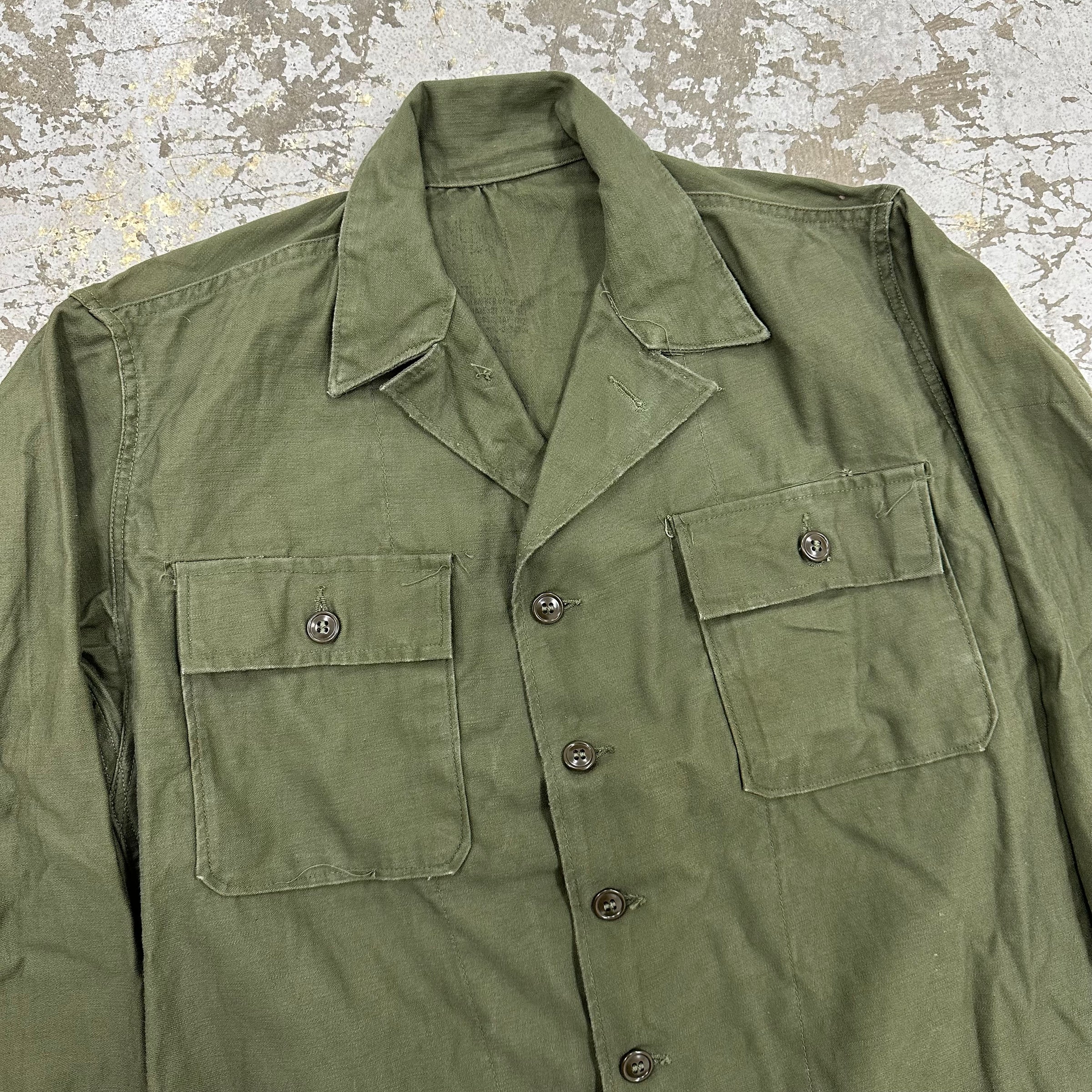 1950’s Mint First Pattern OG-107 Fatigue Shirt Medium