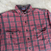 1990’s Old School Plaid Cotton Flannel Shirt