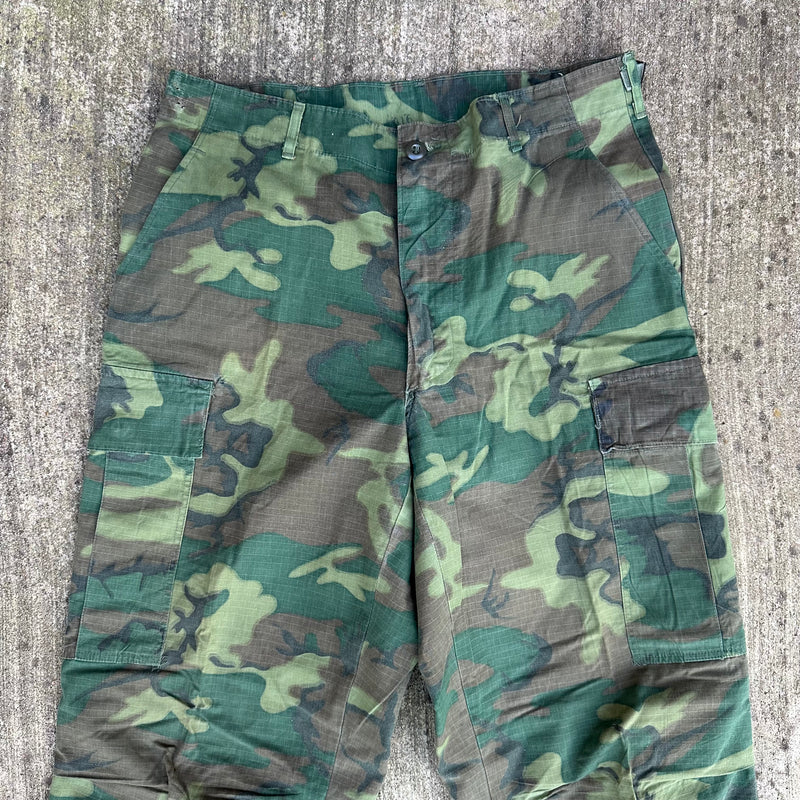 1960’s ERDL Camo Jungle Pants Named to Marine Colonel Medium Long