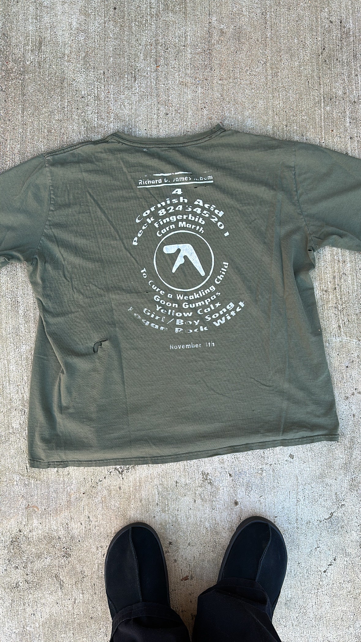aphex twin 2010sブートレッグT aphex twin 2010sブートレッグT Unified Goods