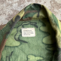 1960’s Deadstock/Near Mint Lime Green ERDL Camo Jungle Jacket Medium Regular