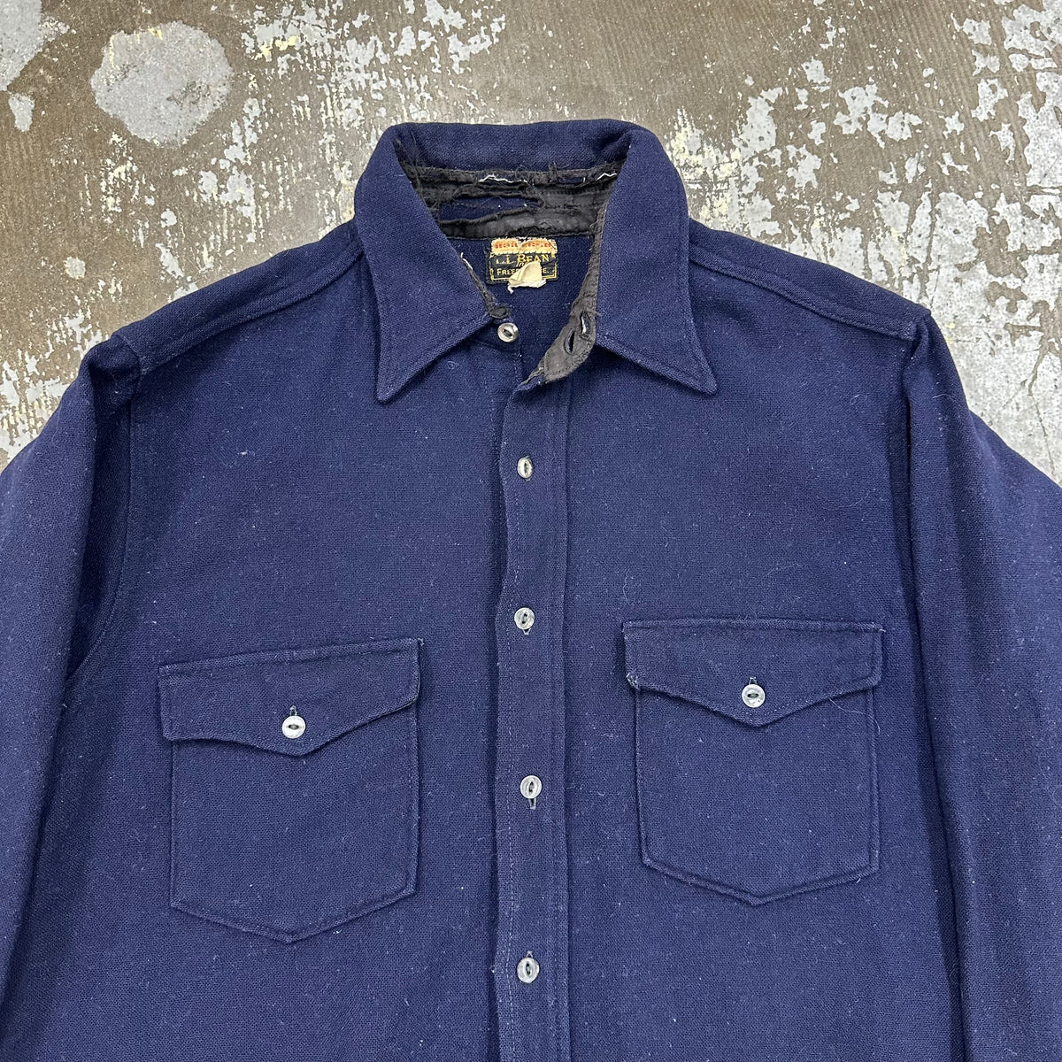 1940’s LL Bean Wool Work Shirt Size 16