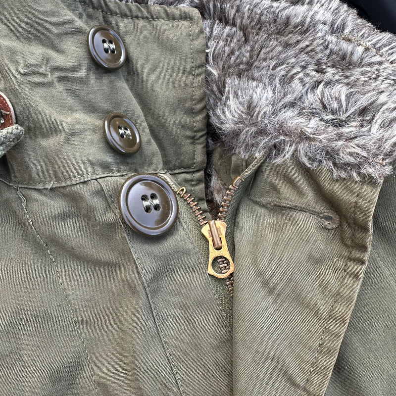 1940’s WWII M-1945 Overcoat Parka with Liner Medium