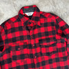 1970’s Woolrich Buffalo Check Plaid Wool Blend Flannel Shirt Large