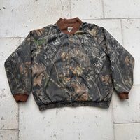 1990’s Field Staff Mossy Oak Camo Bomber Jacket XXL