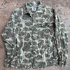 1960’s Black Sheep Hunting Camo Loop Collar Shirt Large