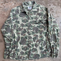 1960’s Black Sheep Hunting Camo Loop Collar Shirt Large