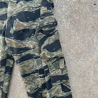 1960’s Vietnam War Silver Tiger Stripe Pants 32” Waist