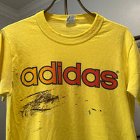 1970’s Paint Splattered Adidas Logo T-Shirt XS