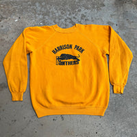 1970’s Harrison Park Panthers Raglan Crewneck Sweatshirt 23” Chest