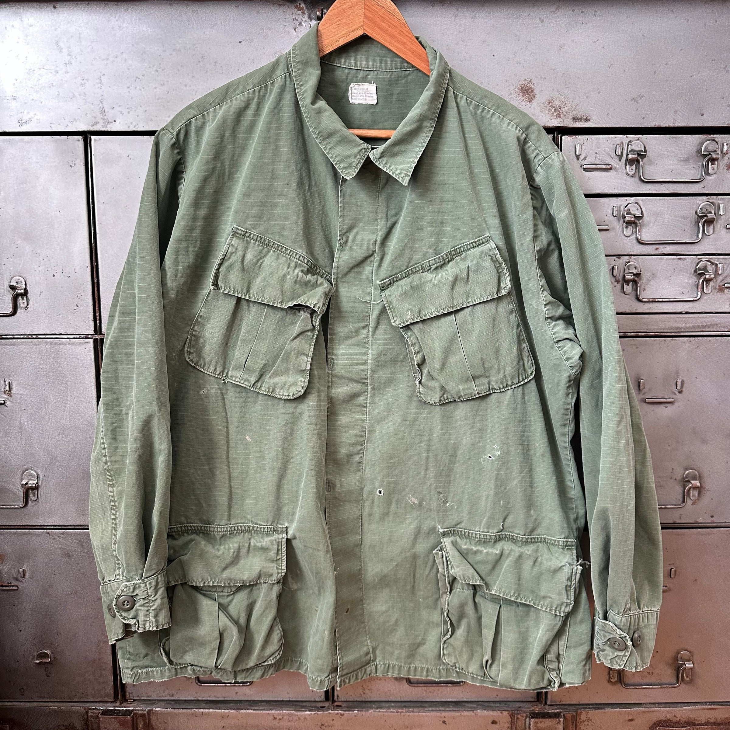 1960’s/70’s Vietnam War Ripstop Jungle Jacket Large Regular