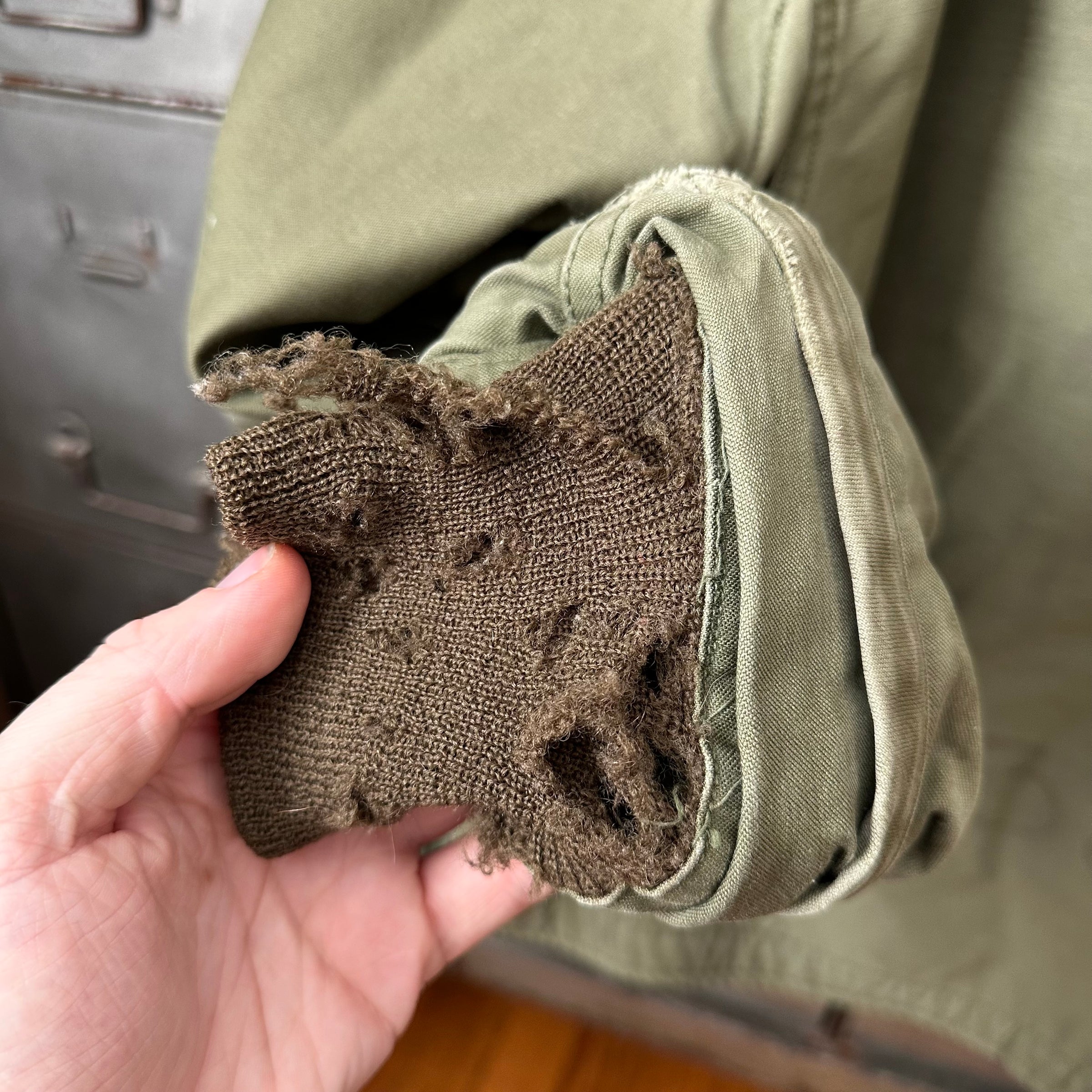 1960’s First Pattern Stenciled A-2 Deck Jacket Large