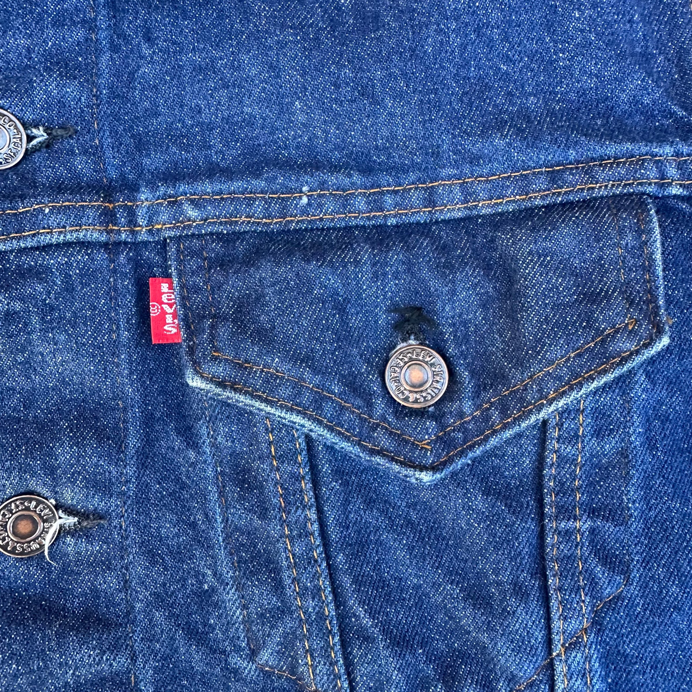 1970’s Levi’s 71205 Denim Jacket Size 46L